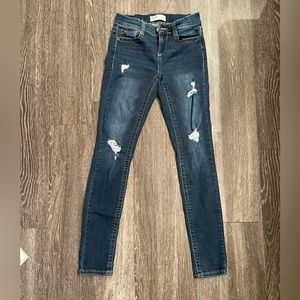 Mudd Flex Stretch Skinny Distressed Jeans.